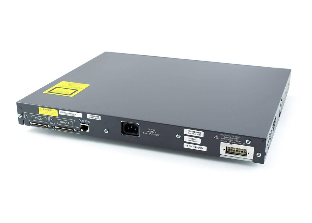 Switch Cisco cataliste 3750 serie PoE 48P 4 SFP 