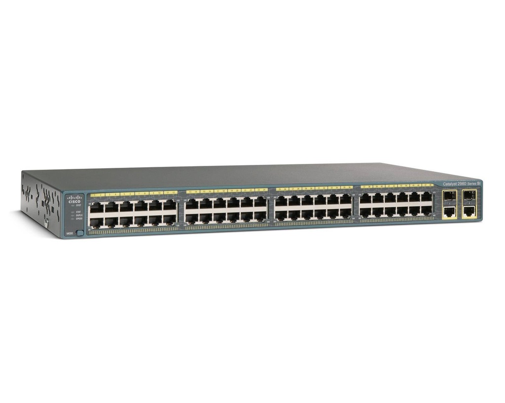 Switch Cisco catalyst 2960 Si PoE 48P 2*SFP 2* Rj45