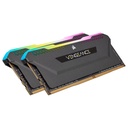 RAM DDR4 3200 Vengeance RGB PRO SL 16 Go (2*8 Go)  C16 Noir