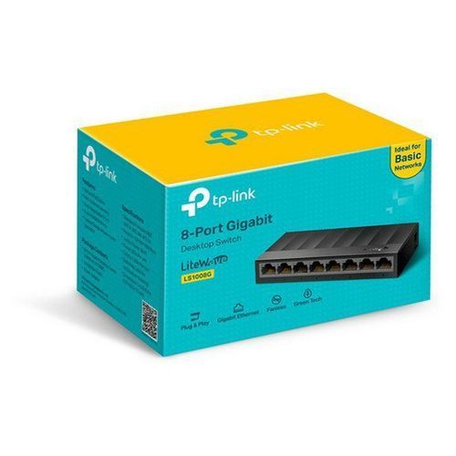 TP-Link Gigabit Switch de bureau 8 ports LS1008G - 10/100/1000 Mbps