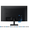 SAMSUNG Moniteur flat 32 4K 4 ms HDMI LS32BM700UMXZN