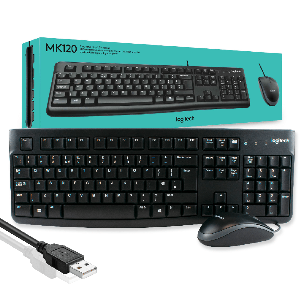 COMBO clavier et souris Logitech MK120920-002539