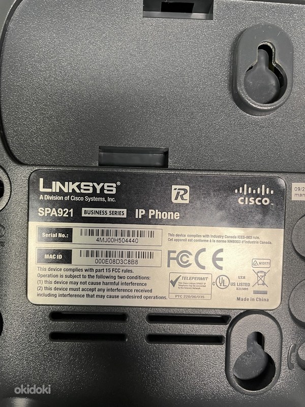 Linksys a division of cisco systems inc SPA921