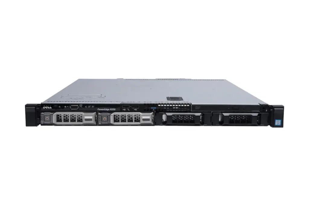 DELL PowerEdge R330 intel Xeon E3-1220v5-16GO-2*300Go(8sff)-h330-2*350w 