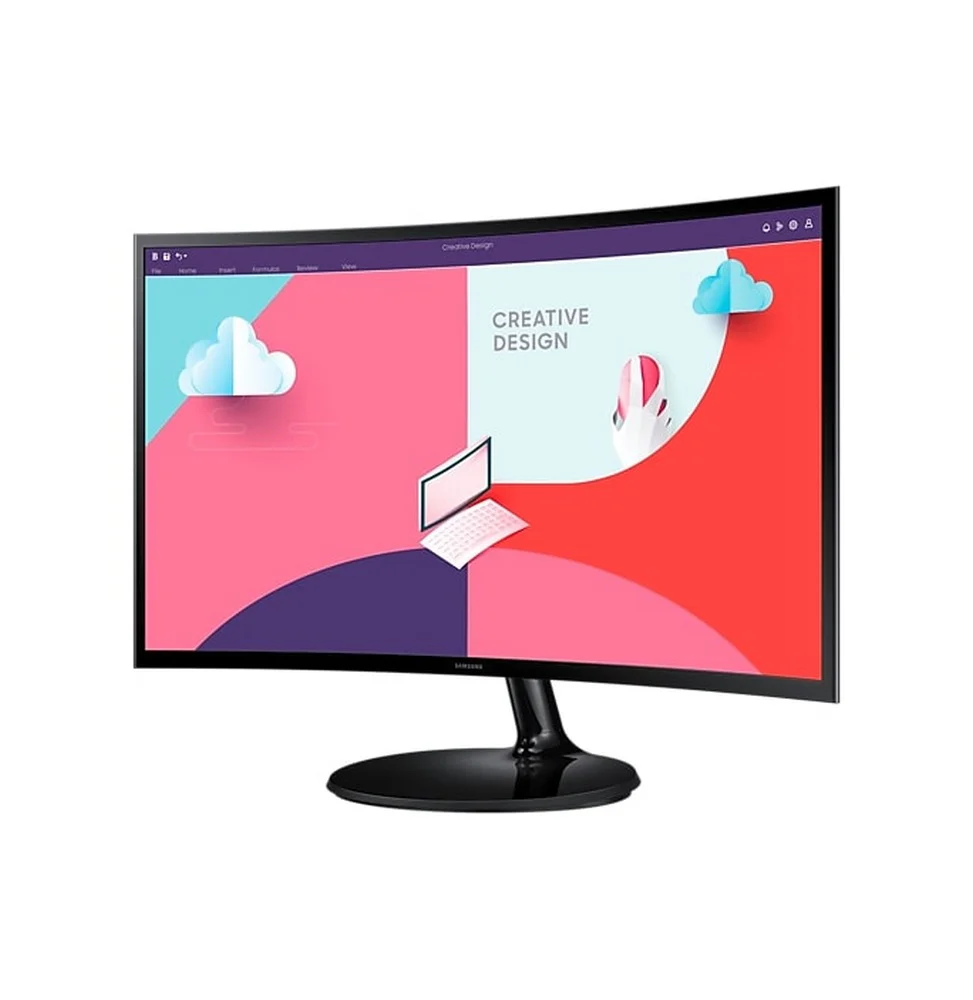 Écran incurvé 24" Samsung Essential Curved Monitor S3 (LS24C360EAMXZN)
