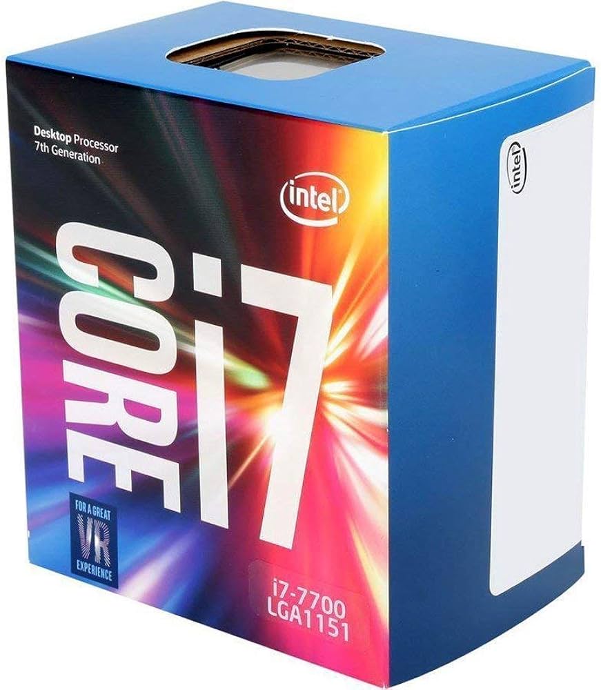 INTEL CORE i7-7700 (4 Cores / 8 Threads, 3.60 GHz / 4.20 GHz / 8 MB Cache)