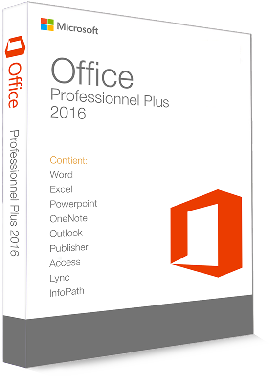 Microsoft office professional plus 2016 (dvd) fr 32/64 bit