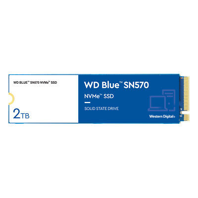 WD BLUE  2 To  SN570 NVMe - GEN3 X4 PCIE 8 GB/S, M.2