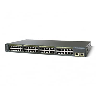 SWITCH CISCO CATALYST 48P 2960 series 2SFP (REMIS A NEUF)