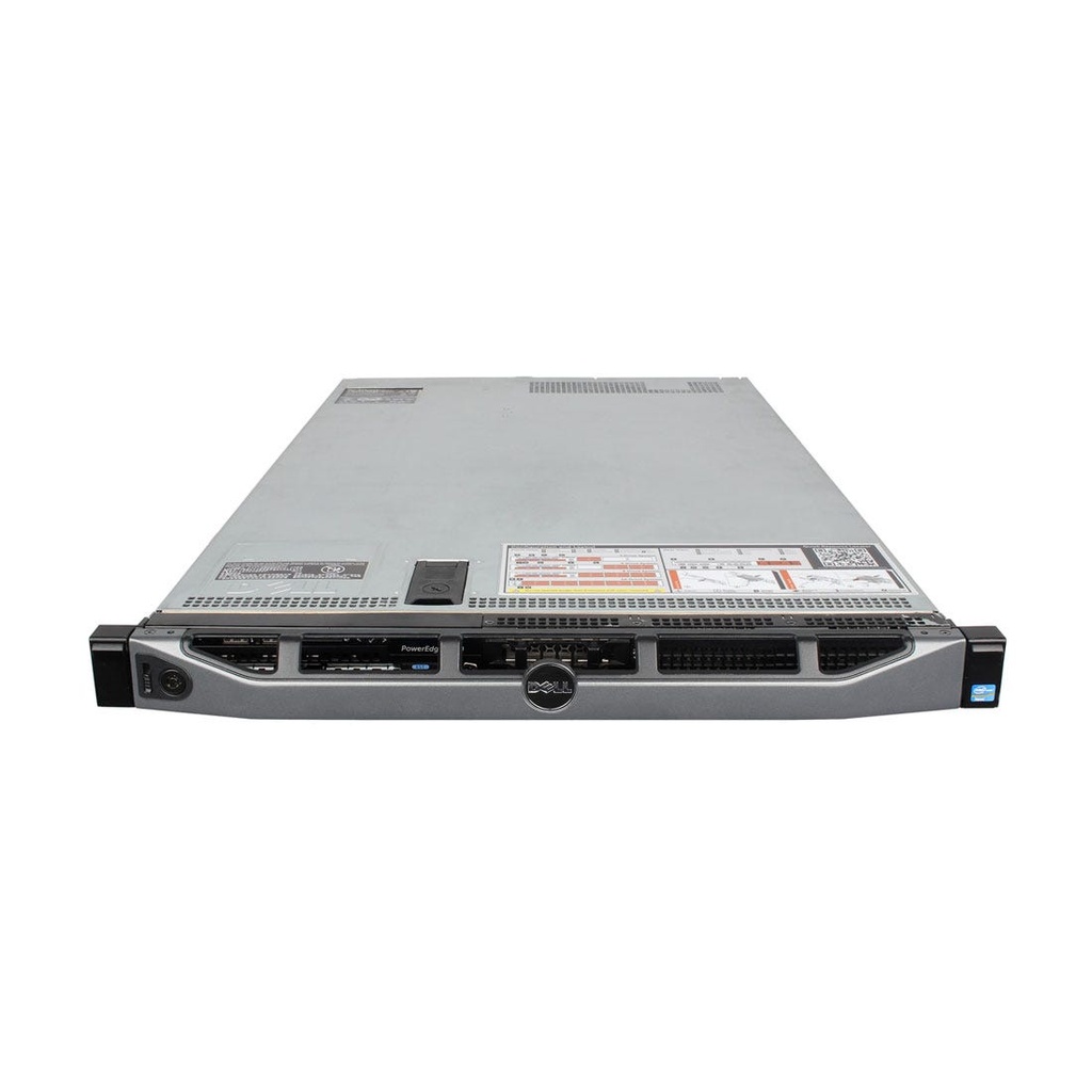 Serveur Dell PowerEdge R620 – 2× Xeon E5-2620 v2 – 8SFF – RAID PERC H310 – 1×750W