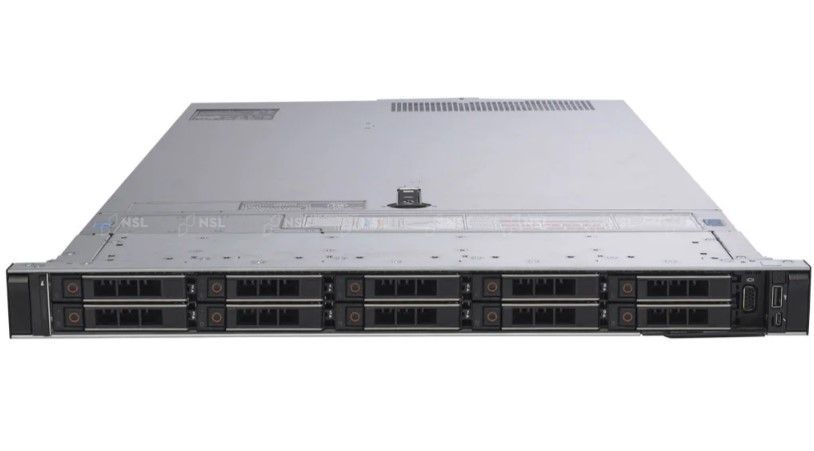 Serveur Dell PowerEdge R640 – 2×Xeon Gold 6148 | 32 Go RAM | SSD 1.92 To | 8SFF | RAID H740P mini | iDRAC9 | 2×1100W redondantes | Rem à neuf