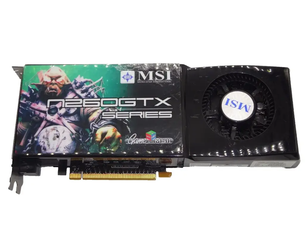 NVIDIA Geforce GTX MSI 260 896 Mo