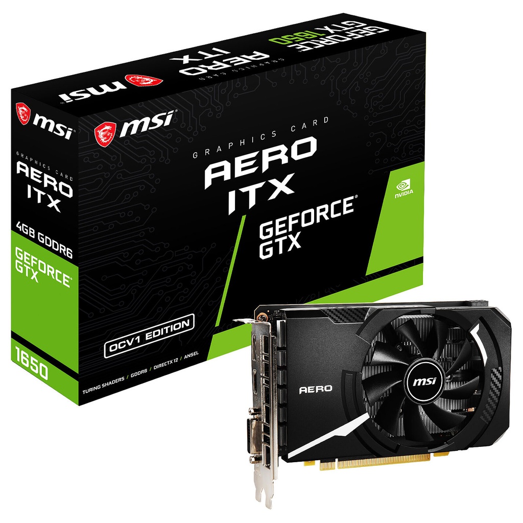 MSI GeForce GTX 1650 D6 AERO ITX OCV1