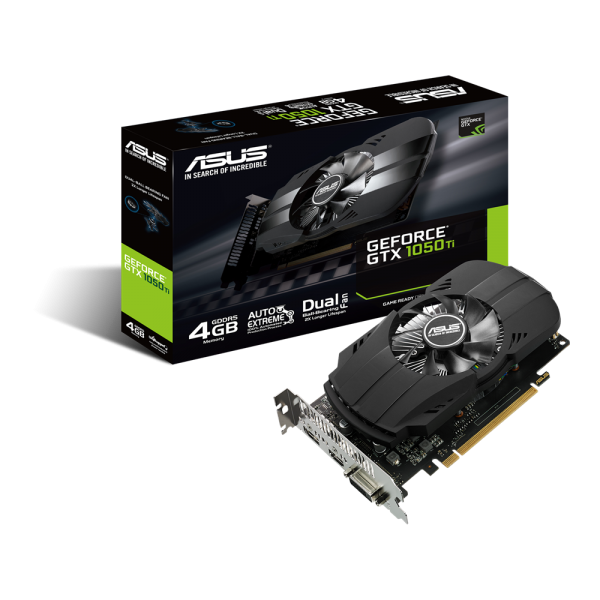 ASUS GGEFORCE GTX 1050 TI 4 GO DUAL 