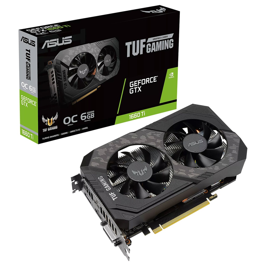 ASUS TUF Gaming GTX 1660 Ti 6 Go OC EVO