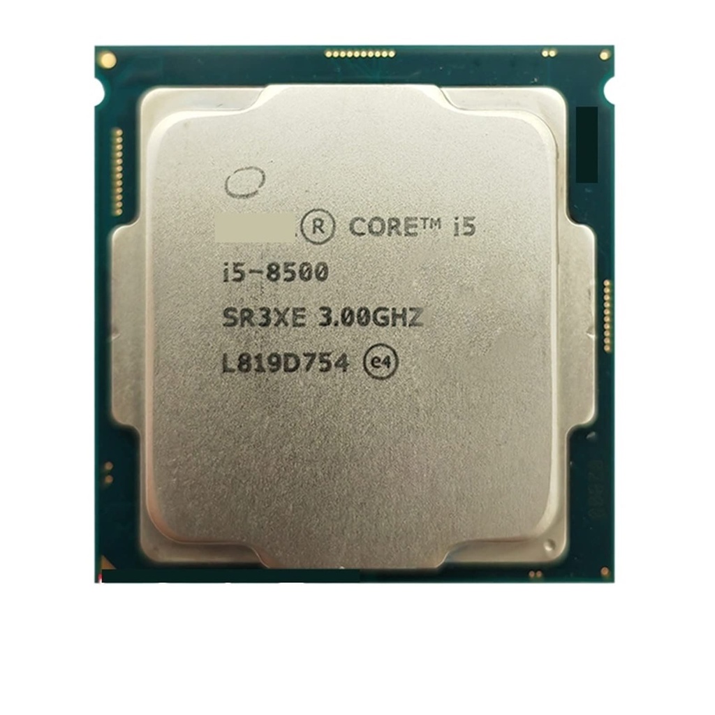 INTEL i5-8500(3,00 up to 4,10 GHz,6 Core; 6Threads; 9 Mo Cache)