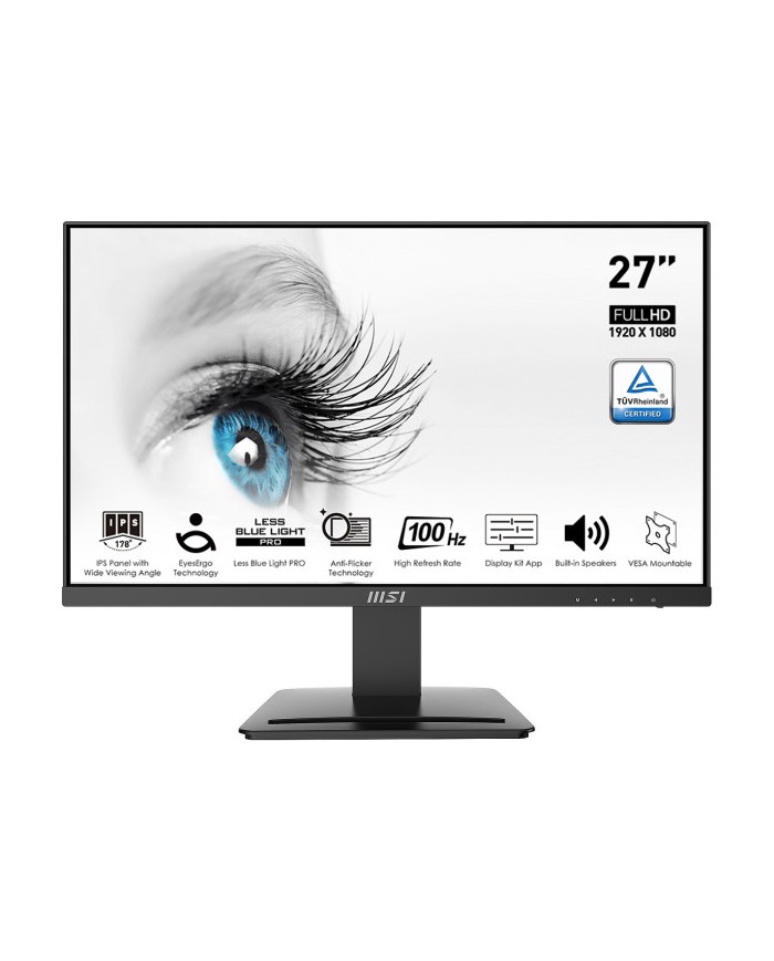 ECRAN MSI PRO MP273A (100Hz; 4ms; LED 27"; 1920 x 1080)