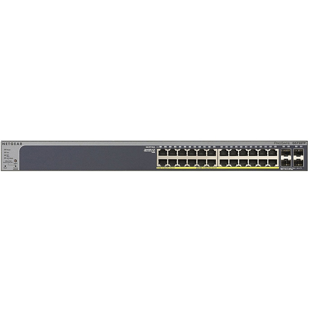 NETGEAR PRO SAFE GS728TP 24P 4*SFP 1*USB 