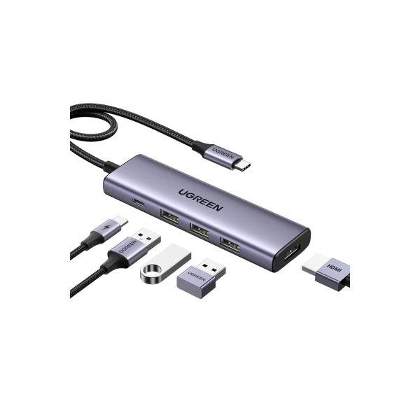 Ugreen Station d'accueil USB-C 5 en 1