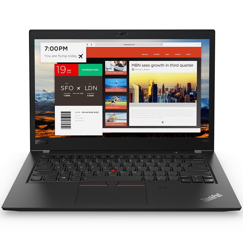 PC Portable Lenovo ThinkPad T480 – Intel Core i5-8350U – 8 Go RAM – 256 Go SSD – Écran 14" (REMIS A NEUF)