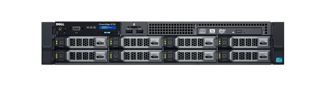 Serveur Dell PowerEdge R730xd – 2×Xeon E5-2630 v3 | 24SFF | RAID H330 | iDRAC8 | 2×750W redondantes | Remis à neuf