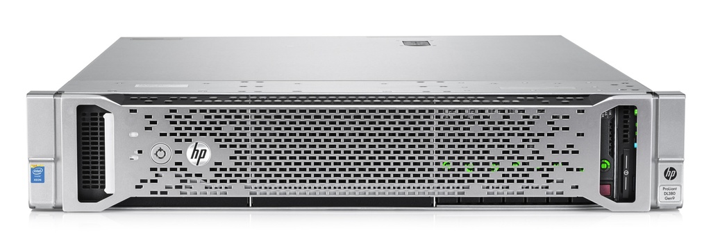 Serveur HPE ProLiant DL380 Gen9 – 2×Xeon E5-2620 v3 | 32 Go RAM | 2×SSD 480 Go + 2×HDD 2 To | 8SFF | RAID H240ar | iLO4 | 2×500W redondantes | Remis à neuf