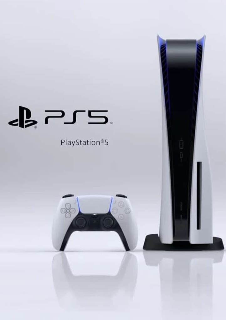 Sony PlayStation 5 Digital Edition – 825 Go SSD | Blanc | Manette DualSense incluse