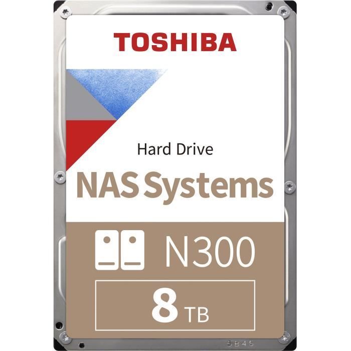 HDD 3.5 Toshiba N300 8 To 7200 