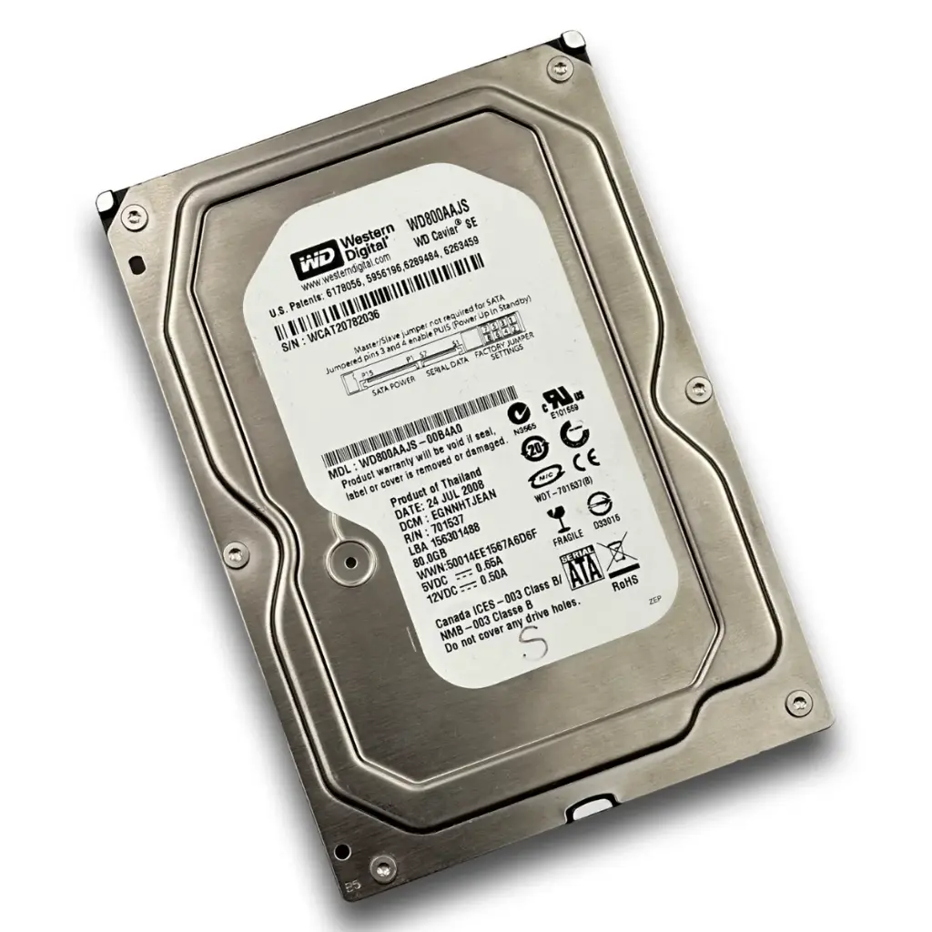 HDD 3.5 80 Go SATA 7200 tpm 