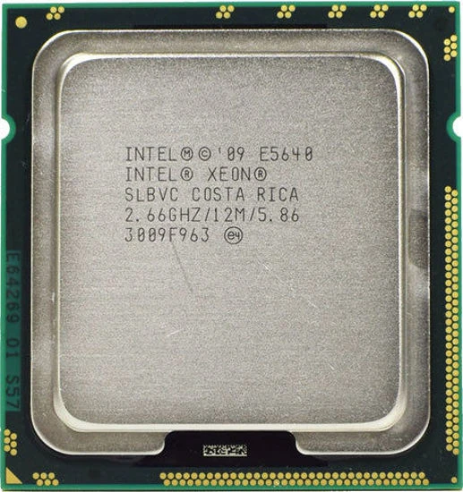Intel Xeon E5640(2.66 up to 2.93 GHz; 4Coeur; 8Thread; 12 Mo)
