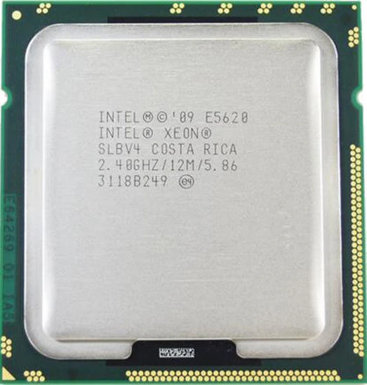 Intel Xeon E5620 (2.40 up to 2.66 GHz; 4Coeur; 8Thread; 12 Mo)