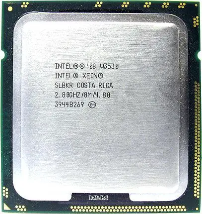 Intel Xeon W3530 (2.80 up to 3.06 GHz; 4Coeur; 8Thread; 8 Mo)