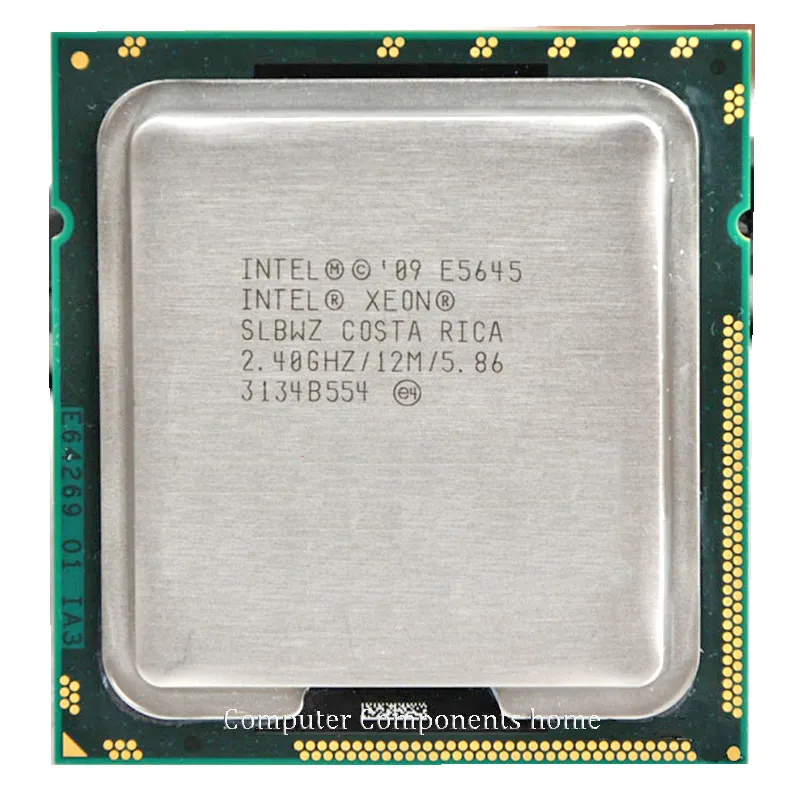 Intel Xeon E5645 (2.40 up to 2.67 GHz; 6Coeur; 12Thread; 12 Mo)