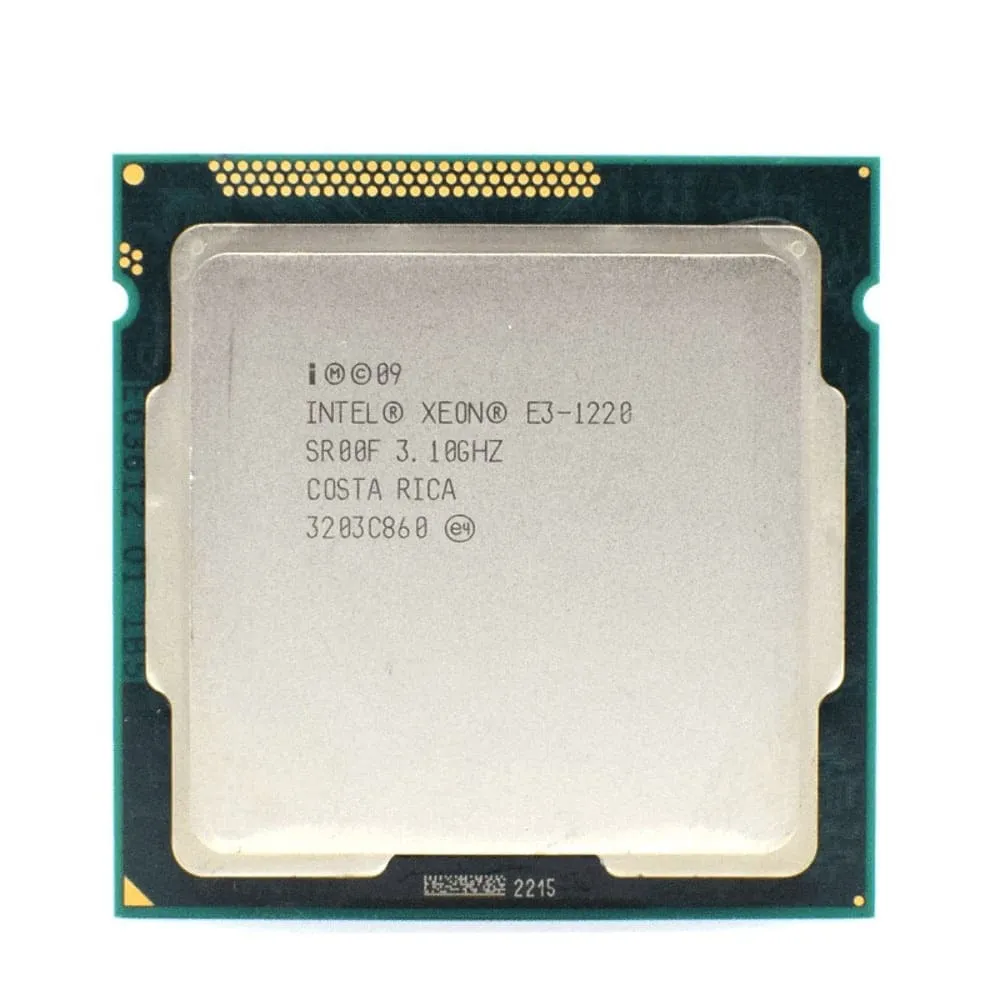 Intel Xeon E3-1220 (3.10 up to 3.40 GHz; 4Coeur; 4Thread; 8 Mo)