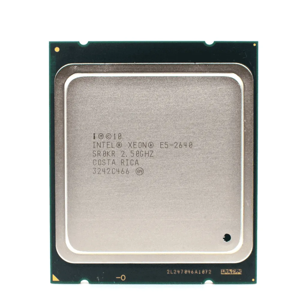 Intel Xeon E5-2640 V1(2.50 up to 3.00 GHz; 6Coeur; 12Thread; 15 Mo)