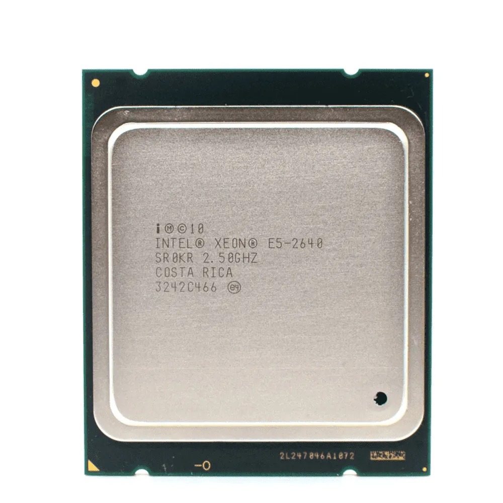 Intel Xeon E5-2640 V1 (2.50 up to 3.00 GHz; 6Coeur; 12Thread; 15 Mo)