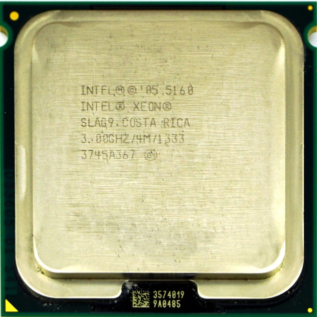 Intel Xeon 5160(3.00 GHz; 2Coeur; 2Thread; 4 Mo)