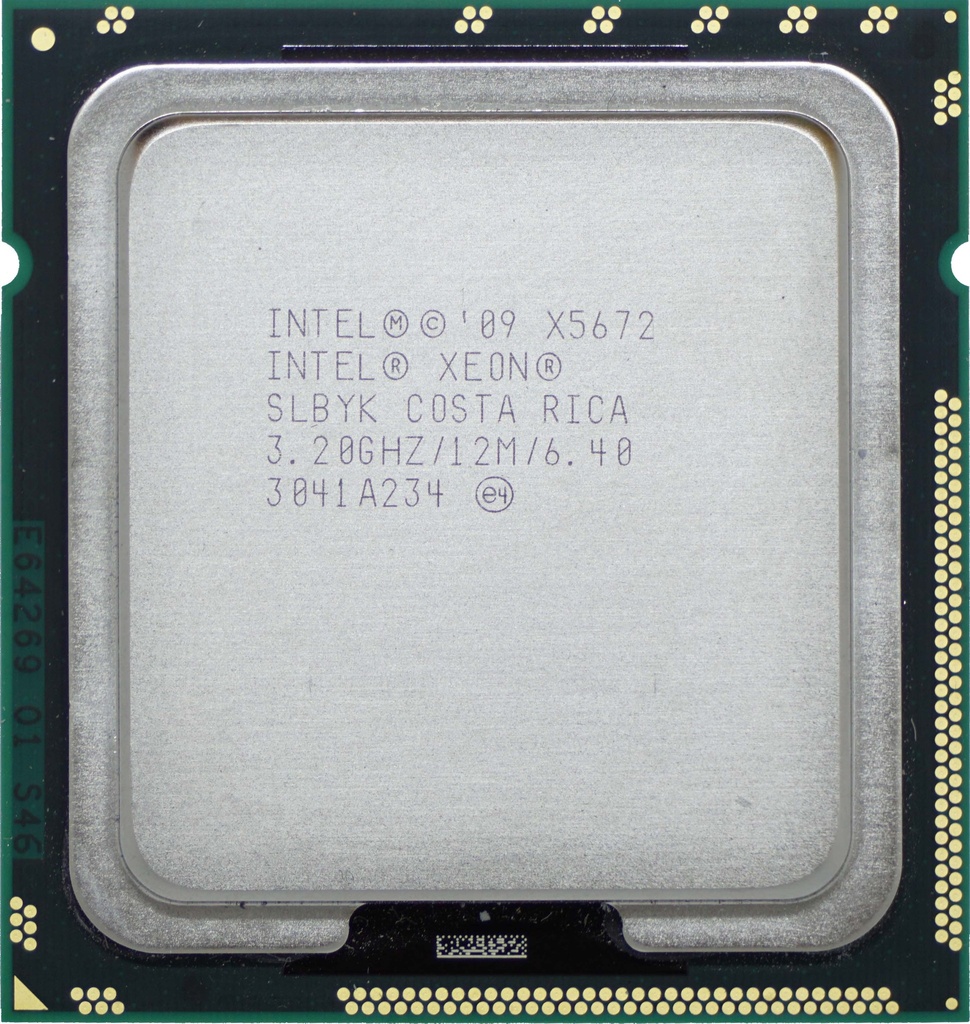 Intel Xeon X5672(3.20 up to 3.60 GHz; 4Coeur; 8Thread; 12 Mo)