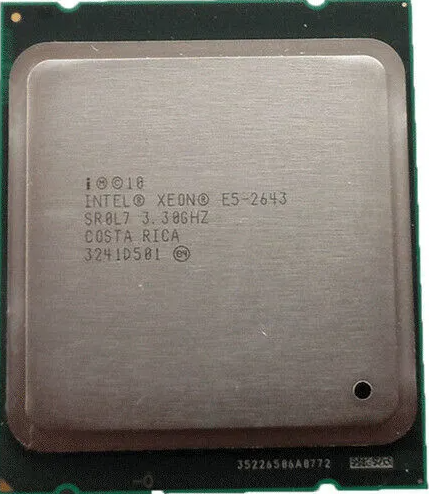 Intel Xeon E5-2643 V1(3.30 up to 3.50 GHz; 4Coeur; 8Thread; 10 Mo)