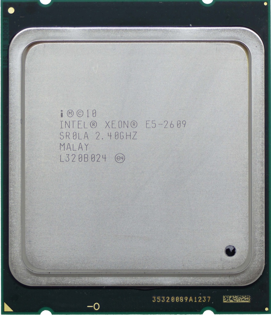 Intel Xeon E5-2609 V1(2.40 GHz; 4Coeur; 4Thread; 10 Mo)
