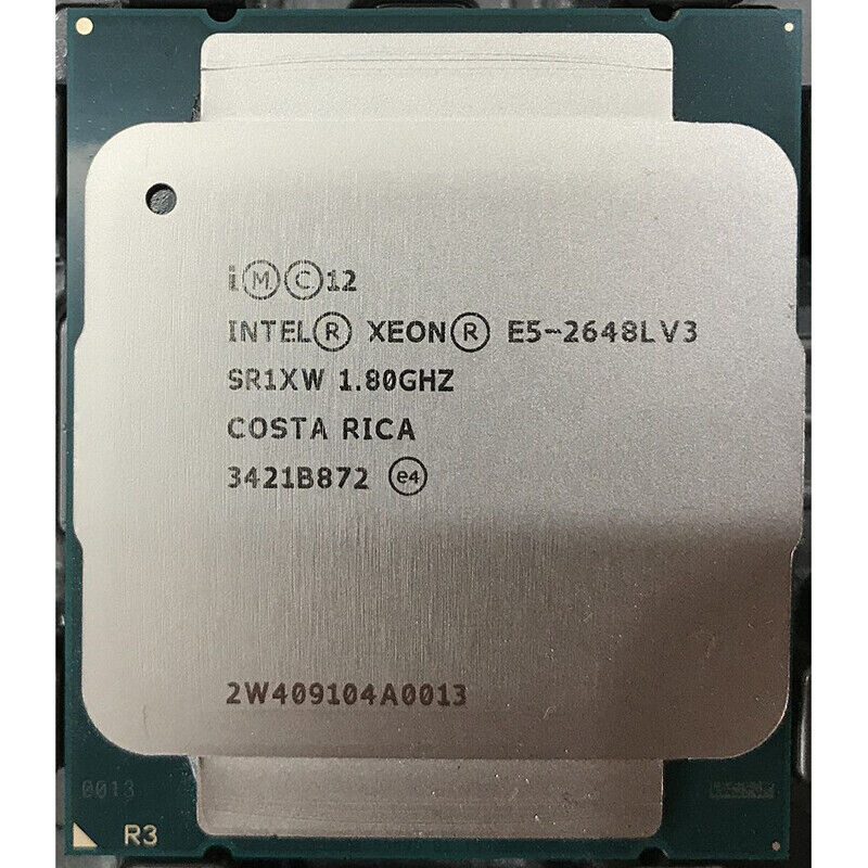Intel Xeon E5-2648L V3(1.80 up to 2.50 GHz; 12Coeur; 24Thread; 30 Mo)