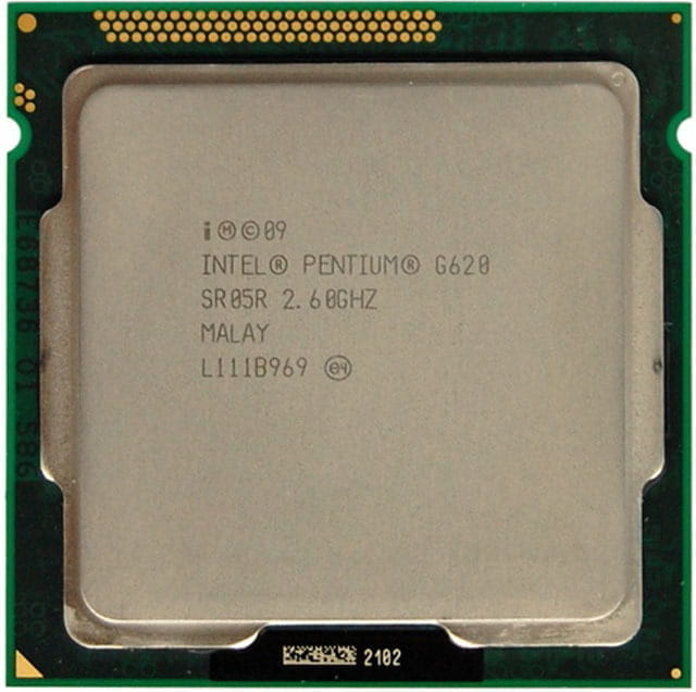 Intel Pentium G620(2.60 GHz; 2Coeur; 2Thread; 3 Mo)