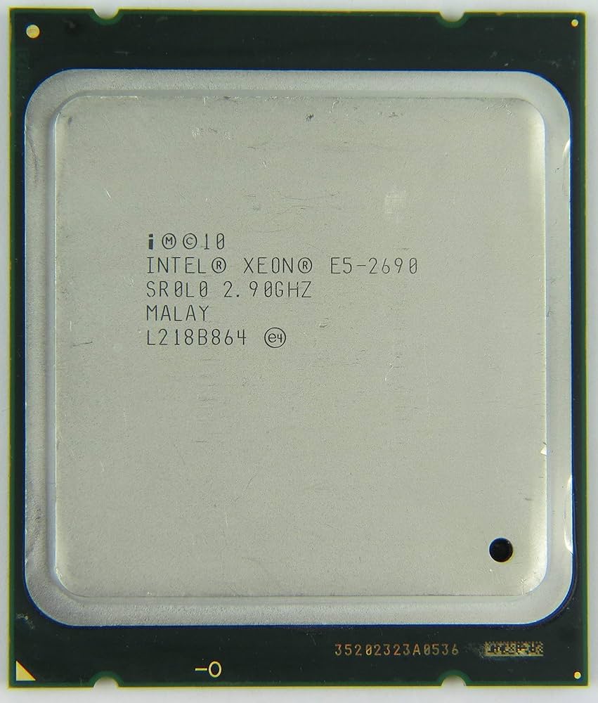 Intel Xeon E5-2690 V1(2.90 up to 3.80 GHz; 8Coeur; 16Thread; 20 Mo)