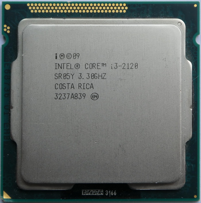 Intel Core i3-2120 (3.30 GHz; 2Coeur; 4Thread; 3 Mo)