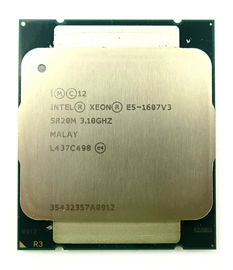 Intel Xeon E5-1607 V3 (3.10 GHz; 4Coeur; 4Thread; 10 Mo)