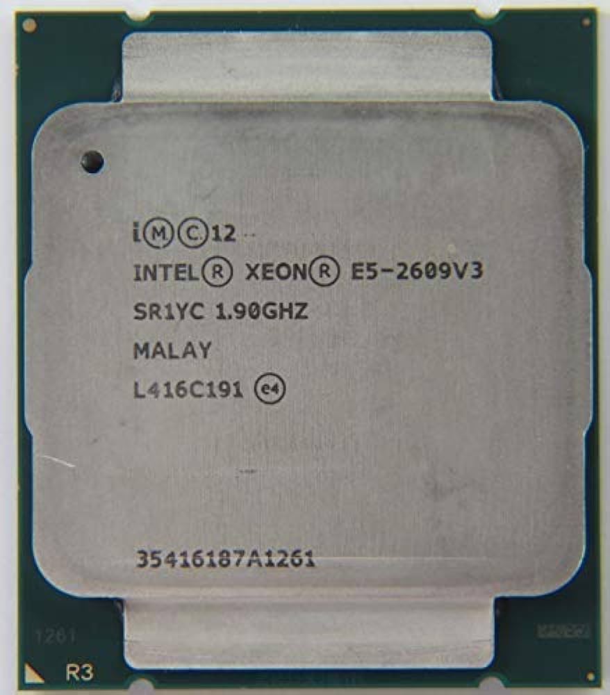 Intel Xeon E5-2609 V3 (1,90 GHz, 6 Coeurs, 15 MB SmartCache)