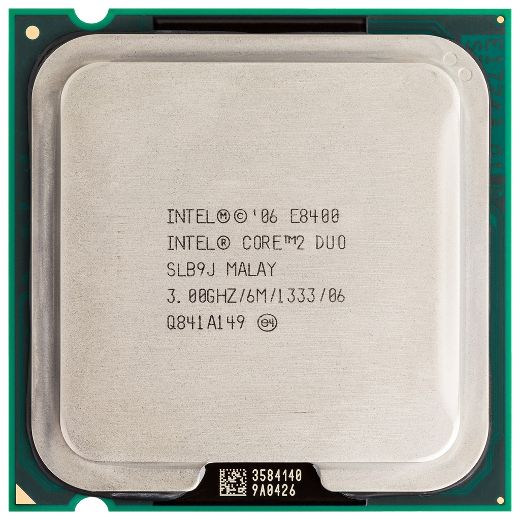 Intel Core 2 Duo  E8400 (3.00 GHz; 2Coeur; 2Thread; 6 Mo)