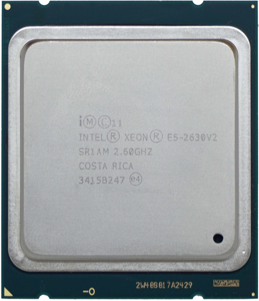 Intel Xeon E5-2630 V2 (2.60 up to 3.10 GHz; 6Coeur; 12Thread; 15 Mo)