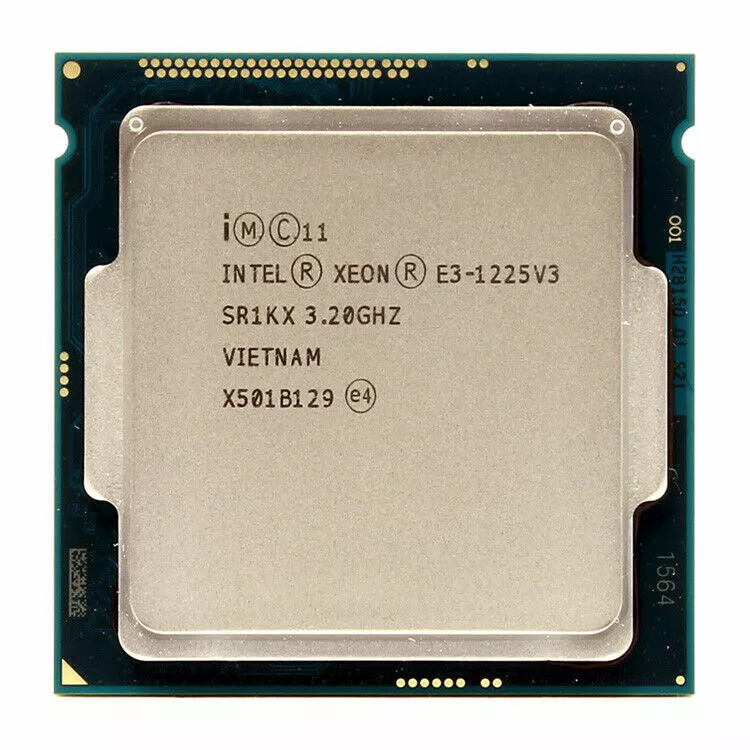 Intel Xeon E3-1225 V3(3,20 GHz, 4 Coeurs, 8 MB SmartCache)