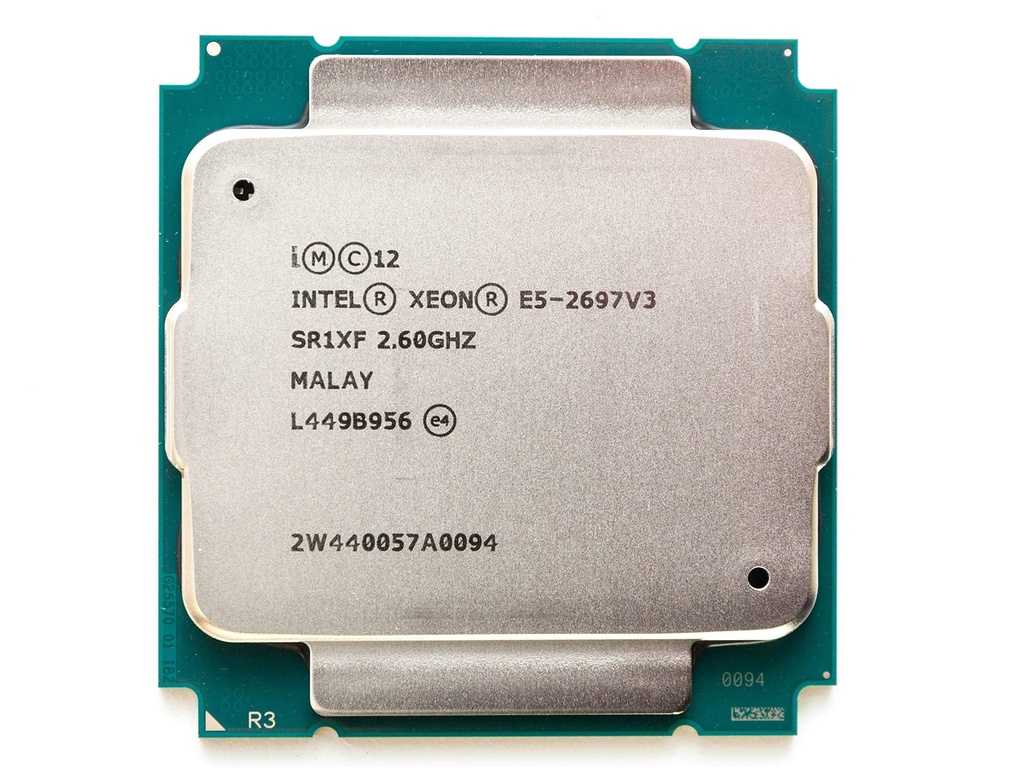Intel Xeon E5-2697 V3 (2.60 up to 3.60 GHz; 14Coeur; 28Threads 35 Mo)